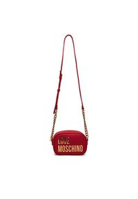 Love Moschino - LOVE MOSCHINO Torebka JC4026PP1LKD0500 Czerwony. Kolor: czerwony. Materiał: skórzane #4