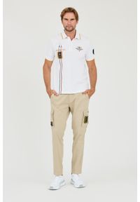 Aeronautica Militare - AERONAUTICA MILLITARE Beżowe bojówki TROUSERS. Kolor: beżowy #2