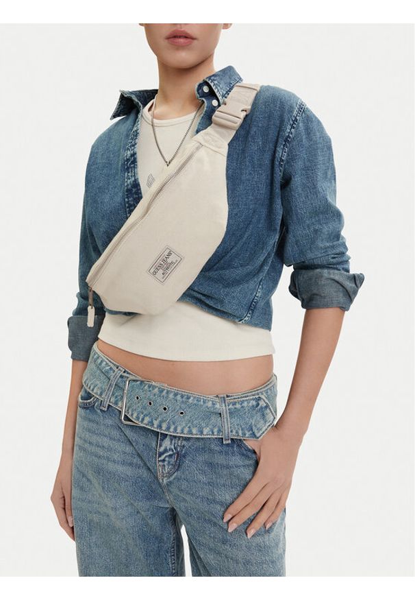 Guess Jeans Torebka CWBEO-GUESS-B-017-09 Écru. Kolor: kremowy. Materiał: materiał