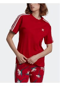 Adidas - adidas T-Shirt THEBE MAGUGU HK5209 Czerwony Regular Fit. Kolor: czerwony. Materiał: bawełna