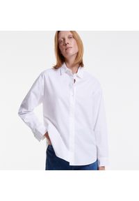 Reserved - PREMIUM Koszula z bawełny organicznej - Biały. Kolor: biały. Materiał: bawełna #1