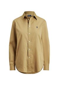 Polo Ralph Lauren Koszula 211A92177012 Beżowy Classic Fit. Typ kołnierza: polo. Kolor: beżowy. Materiał: bawełna #5