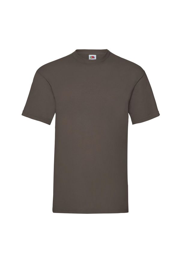 FRUIT OF THE LOOM - Koszulka Unisex Dla Dorosłych Valueweight. Kolor: brązowy
