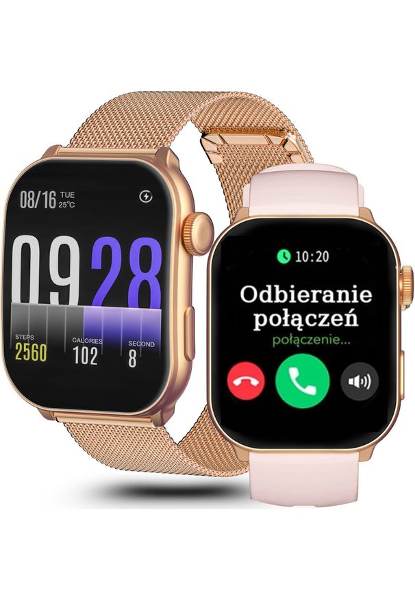 Gravity - Zegarek SMARTWATCH GRAVITY GT28-6 RG/RG/PK. Rodzaj zegarka: smartwatch