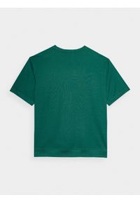 outhorn - T-shirt gładki męski Outhorn - zielony. Okazja: na co dzień. Kolor: zielony. Materiał: dresówka, dzianina. Długość rękawa: krótki rękaw. Długość: krótkie. Wzór: gładki. Styl: casual #2