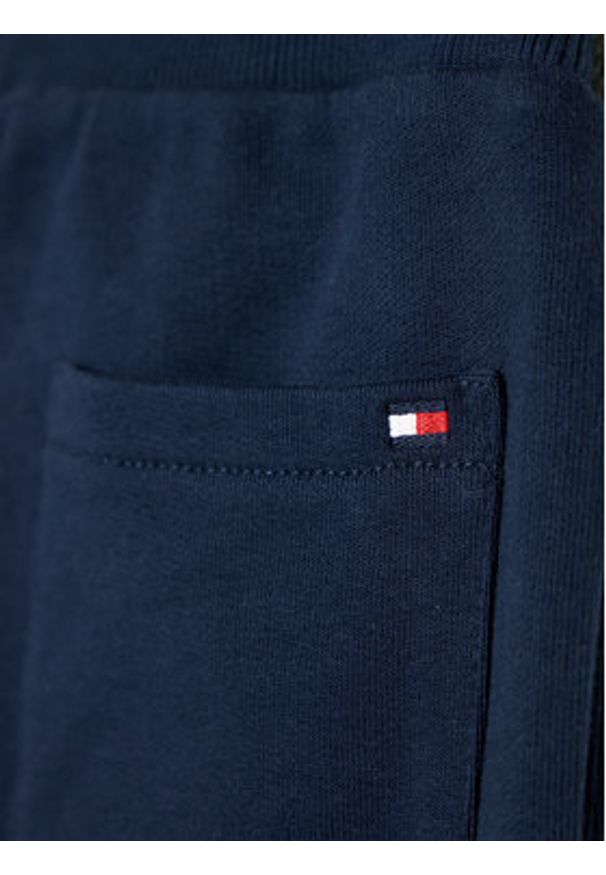 TOMMY HILFIGER - Tommy Hilfiger Spodnie dresowe Essential KS0KS00214 Granatowy Regular Fit. Kolor: niebieski. Materiał: bawełna