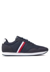 TOMMY HILFIGER - Sneakersy Tommy Hilfiger. Kolor: niebieski