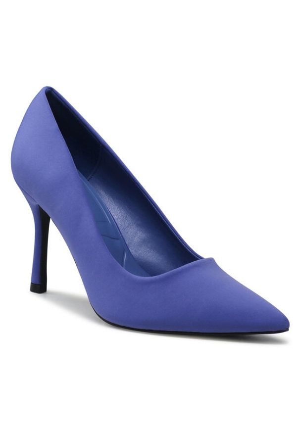 Jenny Fairy Szpilki LS5776-01A Fioletowy. Kolor: fioletowy. Materiał: materiał. Obcas: na szpilce