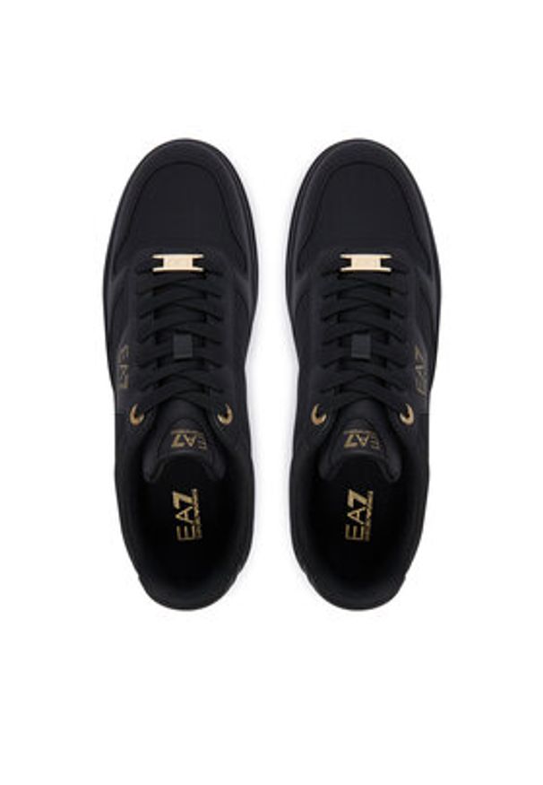 EA7 Emporio Armani Sneakersy 7X000786 AF26388 MZ177 Czarny. Kolor: czarny. Materiał: materiał