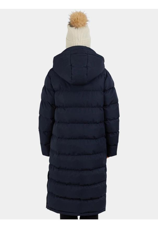 FUNDANGO - Płaszcz Zimowy Damski Fundango Sabina. Kolor: niebieski. Sezon: zima. Sport: turystyka piesza