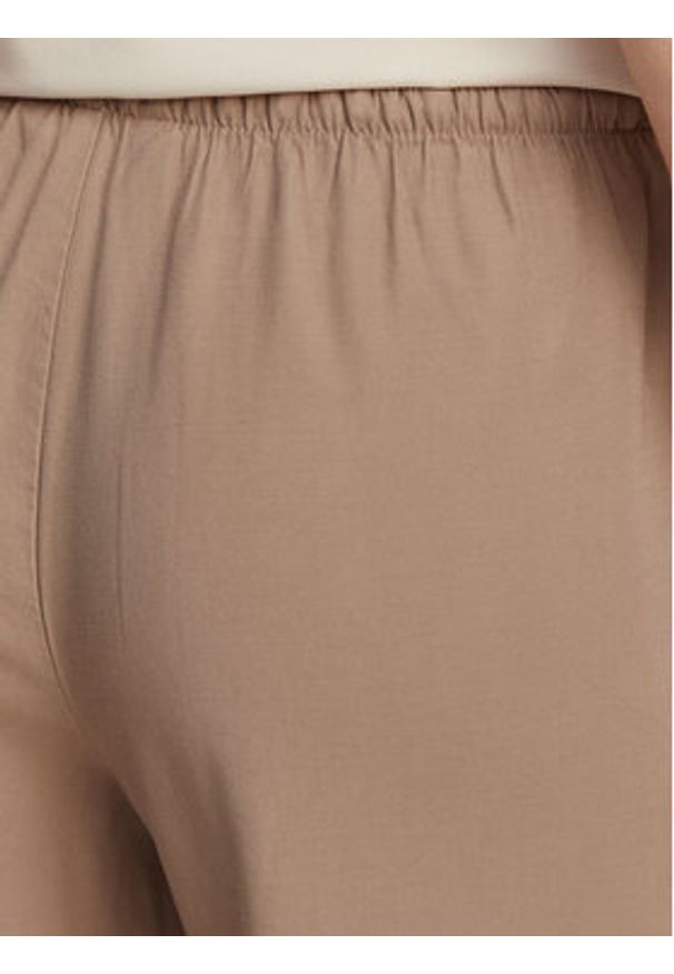 only - ONLY Spodnie materiałowe Laris 15364313 Beżowy Relaxed Fit. Kolor: beżowy. Materiał: wiskoza