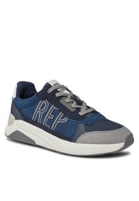 Sneakersy Replay. Kolor: niebieski