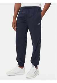 EA7 Emporio Armani Dres 7M000907 AF13512 UB102 Granatowy Regular Fit. Kolor: niebieski. Materiał: bawełna #4