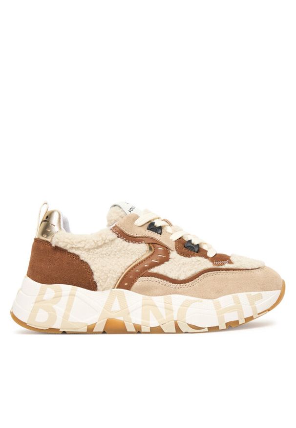Voile Blanche Sneakersy Club 105. 2017475-29 Beżowy. Kolor: beżowy. Materiał: zamsz, skóra