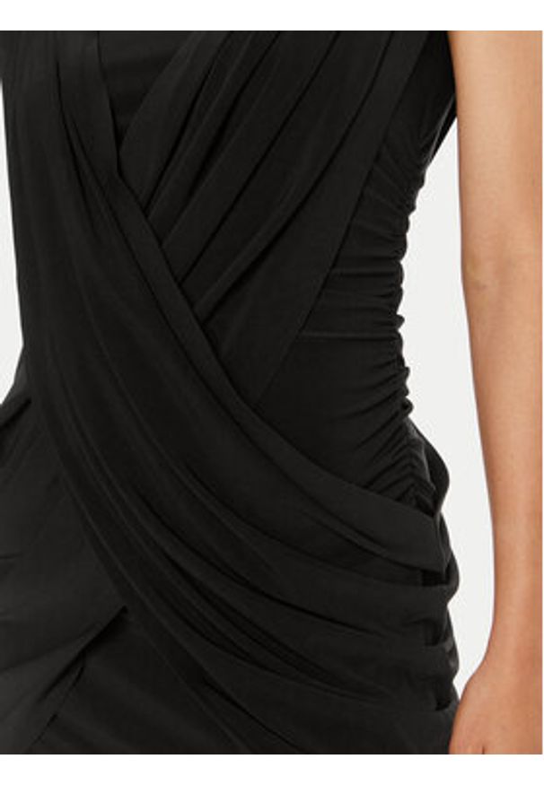 NORMA KAMALI Sukienka koktajlowa KK1243PLD83001 Czarny Slim Fit. Kolor: czarny. Materiał: syntetyk. Styl: wizytowy