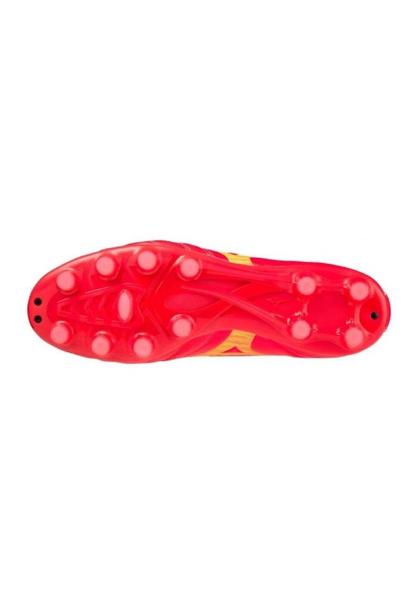 Buty piłkarskie męskie Mizuno Morelia Neo Iv Pro Md M. Zapięcie: sznurówki. Kolor: żółty, czerwony, wielokolorowy. Materiał: materiał, skóra. Szerokość cholewki: normalna. Sport: piłka nożna