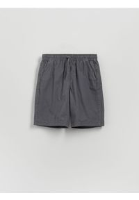 Reserved - Bawełniane szorty - ciemnoszary. Kolor: szary. Materiał: bawełna #1