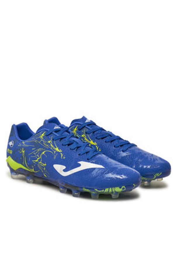 Joma Buty do piłki nożnej Supercopa Firm Ground SUPW2404FG Niebieski. Kolor: niebieski. Materiał: skóra
