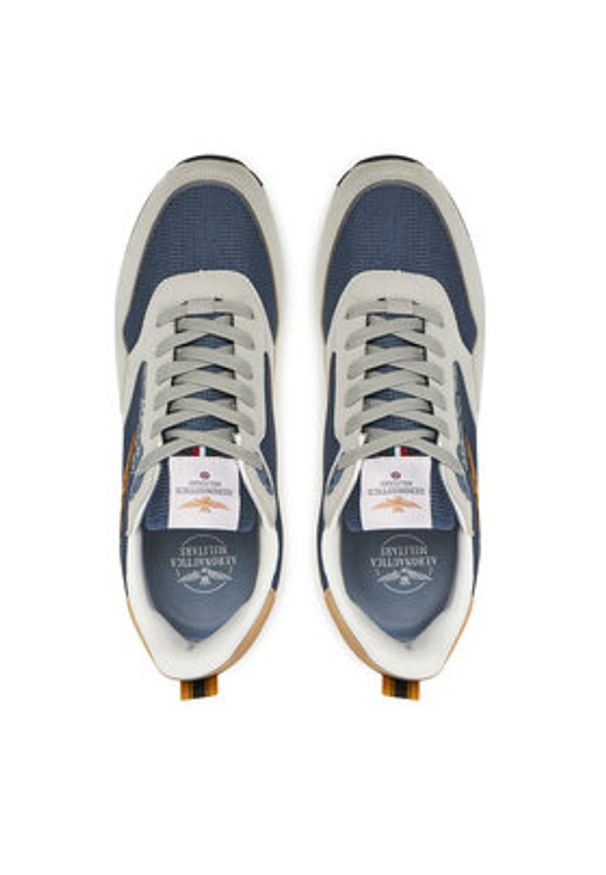 Aeronautica Militare Sneakersy 251SC288CT3545 Szary. Kolor: szary. Materiał: skóra, zamsz