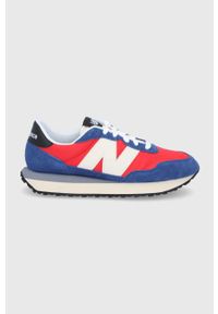 New Balance Buty MS237AC kolor granatowy. Nosek buta: okrągły. Zapięcie: sznurówki. Kolor: niebieski. Materiał: guma #1