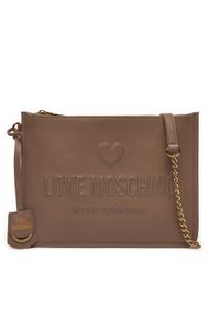 Love Moschino - LOVE MOSCHINO Torebka JC4118PP1LL1020A Beżowy. Kolor: beżowy. Materiał: skórzane #1