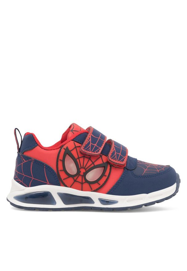 Sneakersy Spiderman Ultimate. Kolor: niebieski. Wzór: motyw z bajki