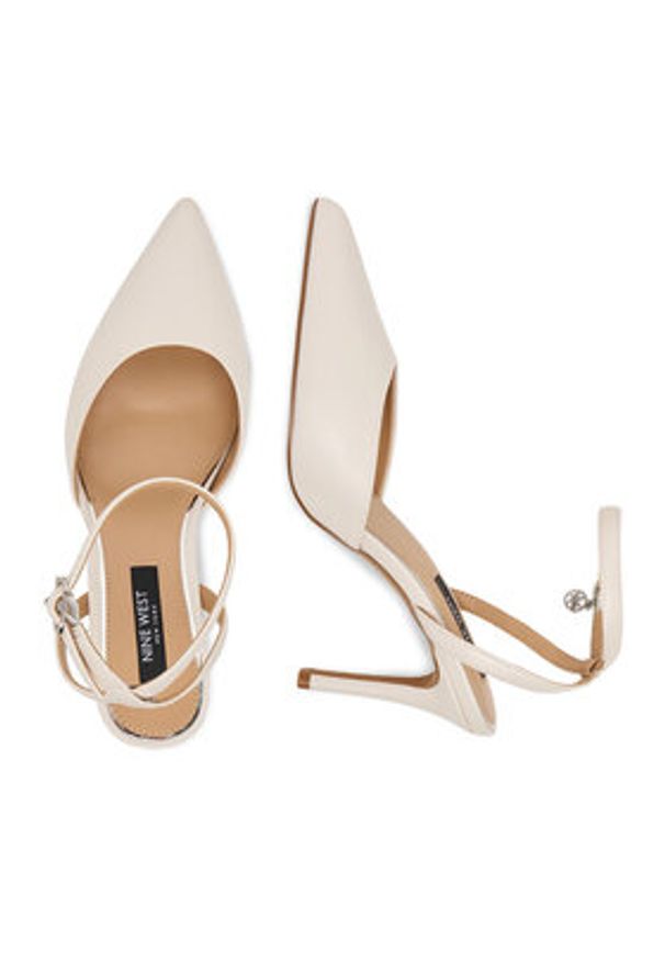 Nine West Szpilki CEO-CD23029-3 Biały. Kolor: biały. Materiał: materiał. Obcas: na szpilce