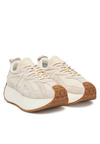 Inuikii Sneakersy Maribella Runner Beżowy. Kolor: beżowy. Materiał: mesh, materiał