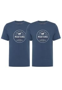 2 - PAK T-Shirt Mustang Style Alex Dark Denim 1017333 5242. Okazja: na co dzień. Materiał: denim. Sezon: lato. Styl: casual, klasyczny #1