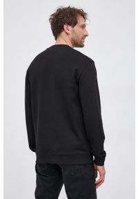 Armani Exchange Bluza męska kolor czarny z nadrukiem. Okazja: na co dzień. Kolor: czarny. Materiał: dzianina. Wzór: nadruk. Styl: casual #5