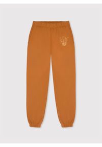 Pako Lorente - Spodnie dresowe pomarańczowe C22WF-WD-001-A-0. Okazja: na co dzień. Kolor: pomarańczowy. Materiał: dresówka. Styl: casual