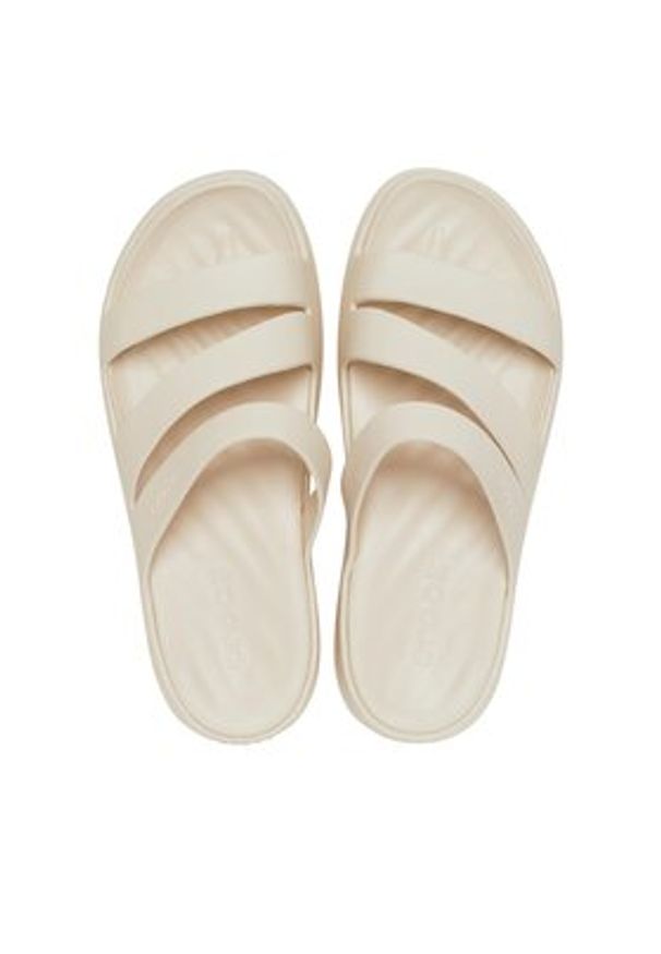 Crocs Klapki Getaway Strappy Sandal W 209587 Écru. Kolor: kremowy