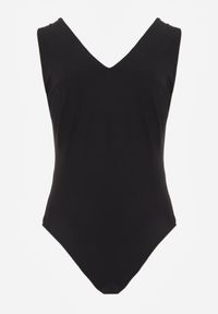 Renee - Czarne Body Na Ramiączkach z Metalicznymi Detalami Dreneva. Kolor: czarny. Długość rękawa: na ramiączkach #8