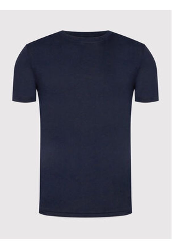 United Colors of Benetton - United Colors Of Benetton T-Shirt 3U53J1F15 Granatowy Regular Fit. Kolor: niebieski. Materiał: bawełna