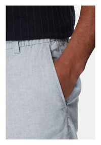 BOSS Szorty materiałowe 50559178 Niebieski Regular Fit. Kolor: niebieski. Materiał: len #4