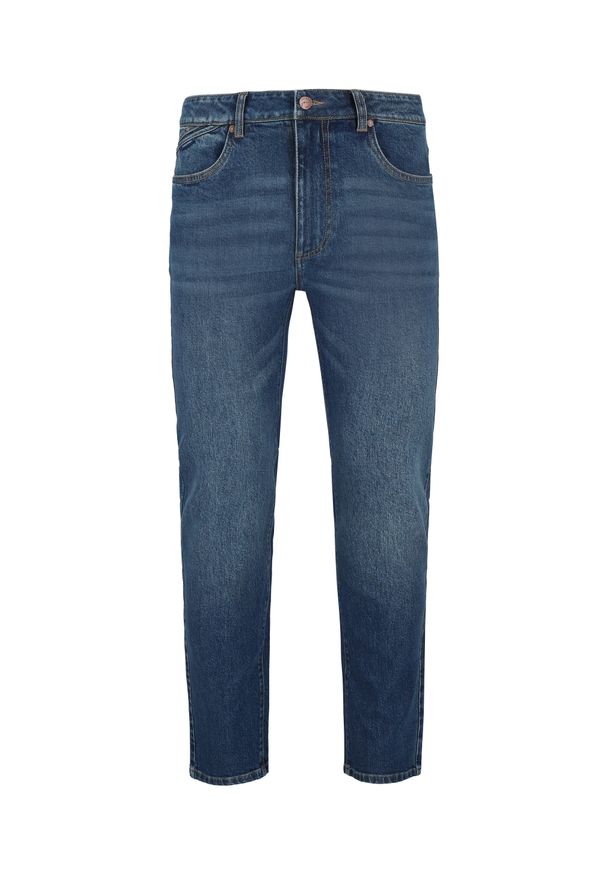 Volcano - Jeansy męskie, Regular Fit, D-JERRY 59. Okazja: na co dzień. Kolekcja: plus size. Styl: klasyczny, casual