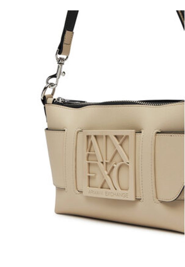 Armani Exchange Torebka 942907 0A874 U1092 Beżowy. Kolor: beżowy. Materiał: skórzane