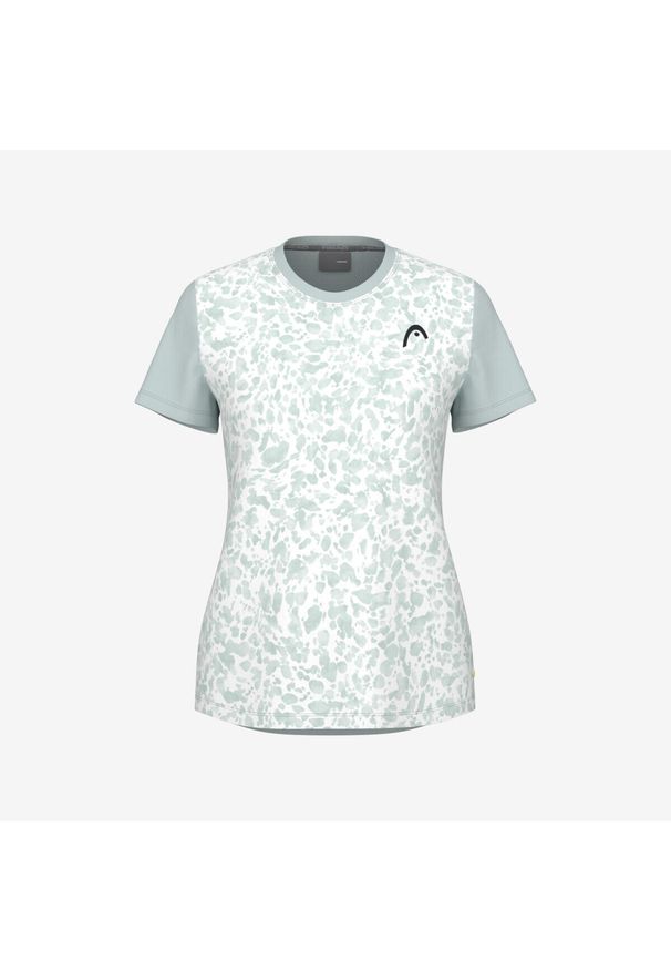 Head - TIE-BREAK II T-Shirt Women. Kolor: niebieski. Wzór: motyw zwierzęcy. Sport: tenis