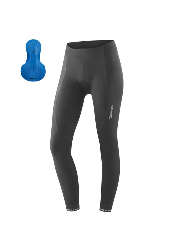 GONSO - Damskie legginsy Gonso Stivo Tight. Kolor: wielokolorowy, szary, czarny. Sport: kolarstwo