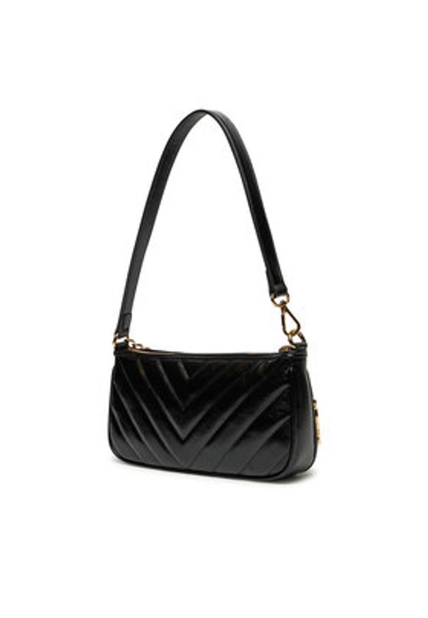 Love Moschino - LOVE MOSCHINO Torebka JC4324PP0LKM0000 Czarny. Kolor: czarny. Materiał: skórzane