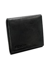 ROVICKY - Kwadratowy portfel męski czarny Rovicky GWR-09-R-9300 BLACK. Kolor: czarny. Materiał: skóra #1