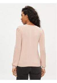 only - ONLY Sweter Meddi 15311544 Różowy Regular Fit. Kolor: różowy. Materiał: syntetyk #5