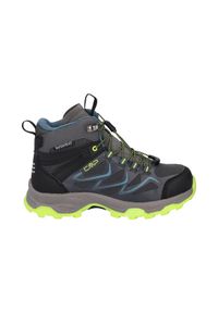 Buty trekkingowe dla chłopców CMP Byne Waterproof. Kolor: szary, wielokolorowy, żółty. Styl: młodzieżowy, sportowy. Sport: turystyka piesza #1