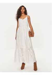 YAS Sukienka letnia Luma 26032686 Biały Regular Fit. Kolor: biały. Materiał: bawełna. Sezon: lato #5