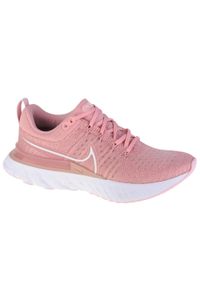 Buty do biegania damskie, Nike React Infinity Run Flyknit 2. Kolor: różowy. Sport: bieganie