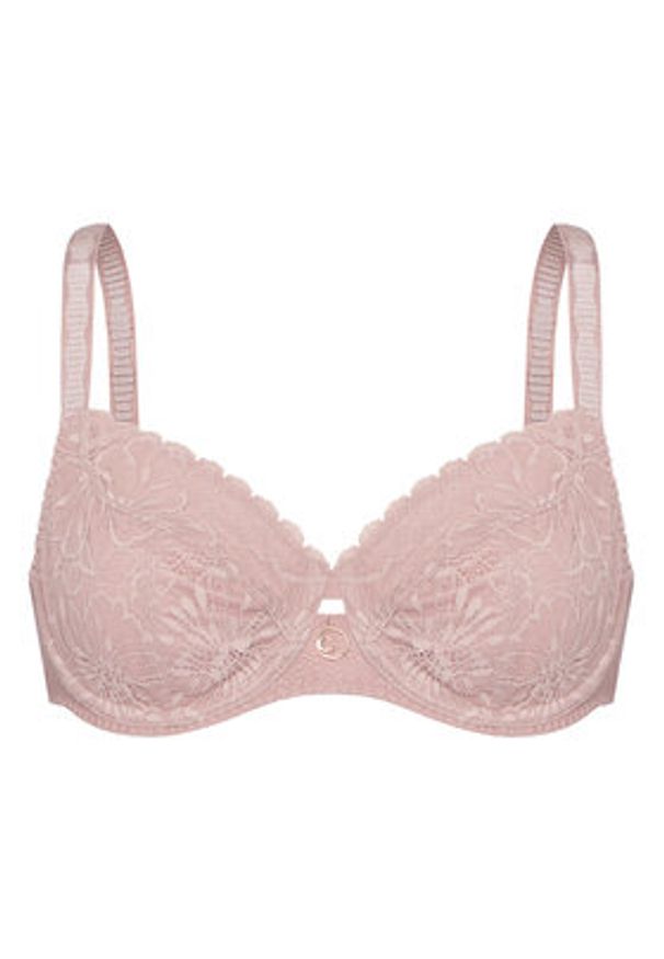 Chantelle Biustonosz z fiszbiną Sublime C19WMU Beżowy. Kolor: beżowy. Materiał: syntetyk