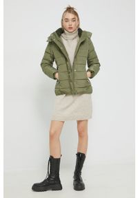 Tom Tailor kurtka damska kolor zielony przejściowa. Okazja: na co dzień. Kolor: zielony. Materiał: włókno, materiał. Styl: casual #2