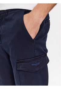 Aeronautica Militare Spodnie materiałowe 232PA1545CT3143 Granatowy Regular Fit. Kolor: niebieski. Materiał: bawełna, materiał #3
