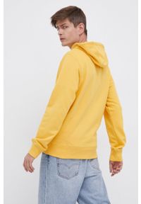 New Balance Bluza męska kolor żółty z kapturem z nadrukiem. Typ kołnierza: kaptur. Kolor: żółty. Materiał: dzianina. Wzór: nadruk #5