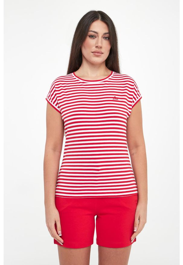 T-shirt damski w paski Tulia JOOP!. Wzór: paski